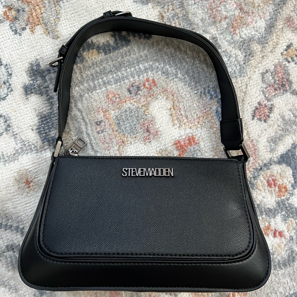 Steve Madden Black Shoulder Bag